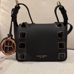Henri Bendel Black Studded Crossbody Bag